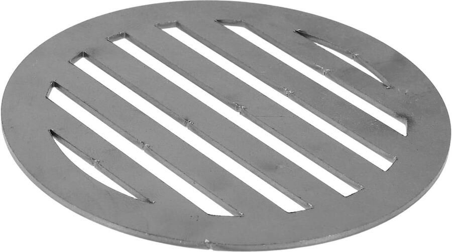 Grillrooster Vervangplaat Vuurrooster Houtskool Buiten Koken Verbeterde Luchtstroom 15.5 cm Grijs