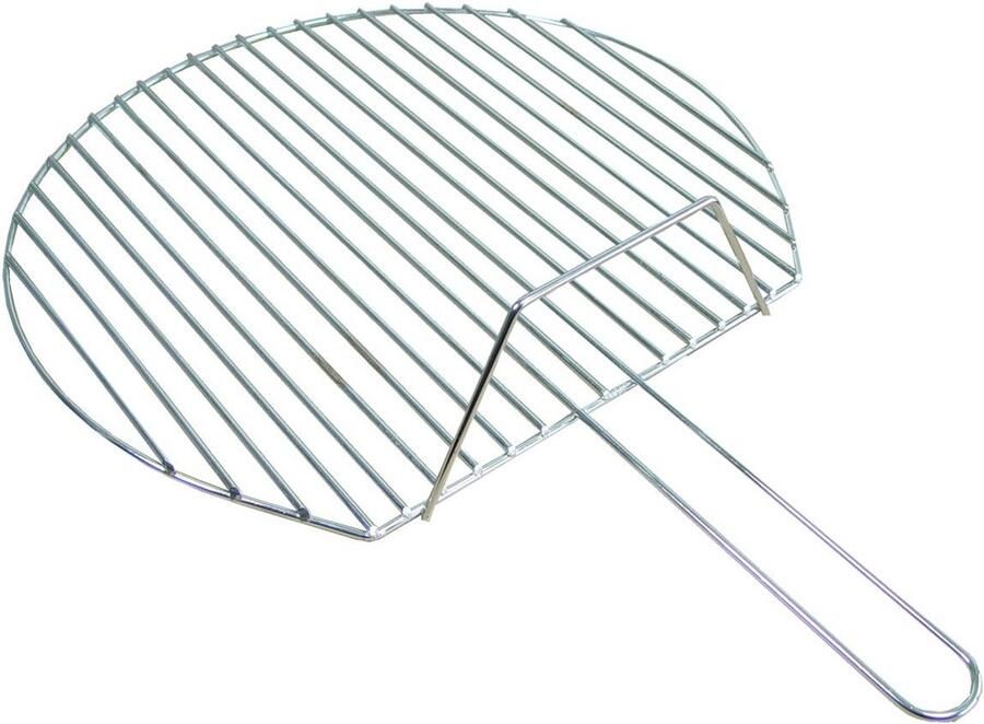 Grillrooster Verzinkt Barbecue Rooster Zomerse Barbecue Robuust Materiaal Diameter 50 cm Zilverkleurig
