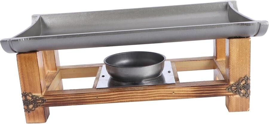 Grillrooster Vis Barbecueplaat Vis Grillen Antiaanbaklaag 30x14 cm Multicolor