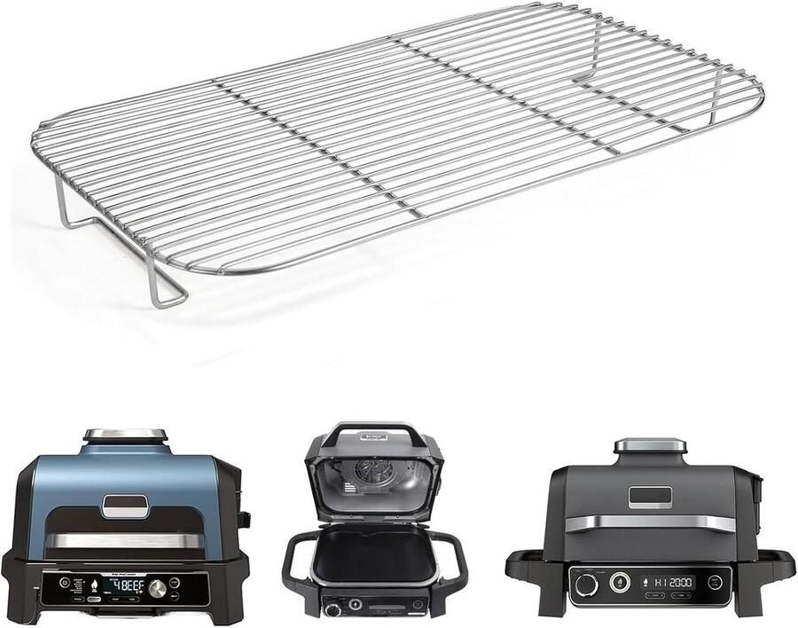 Grillrooster voor Ninja Woodfire Pro XL grillaccessoires compatibel met Ninja elektrische grill en roker OG850EU OG901EU (1 stuk)