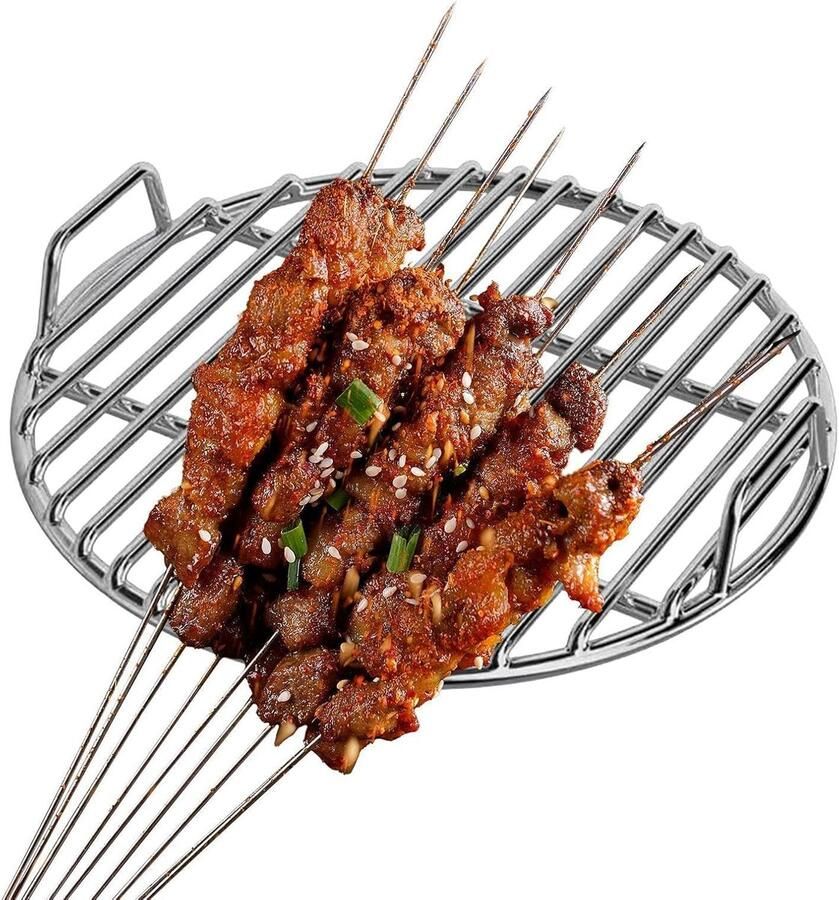Grillroosters Barbecue rooster Buiten koken Antiaanbaklaag 40 x 360 mm Meerkleurig