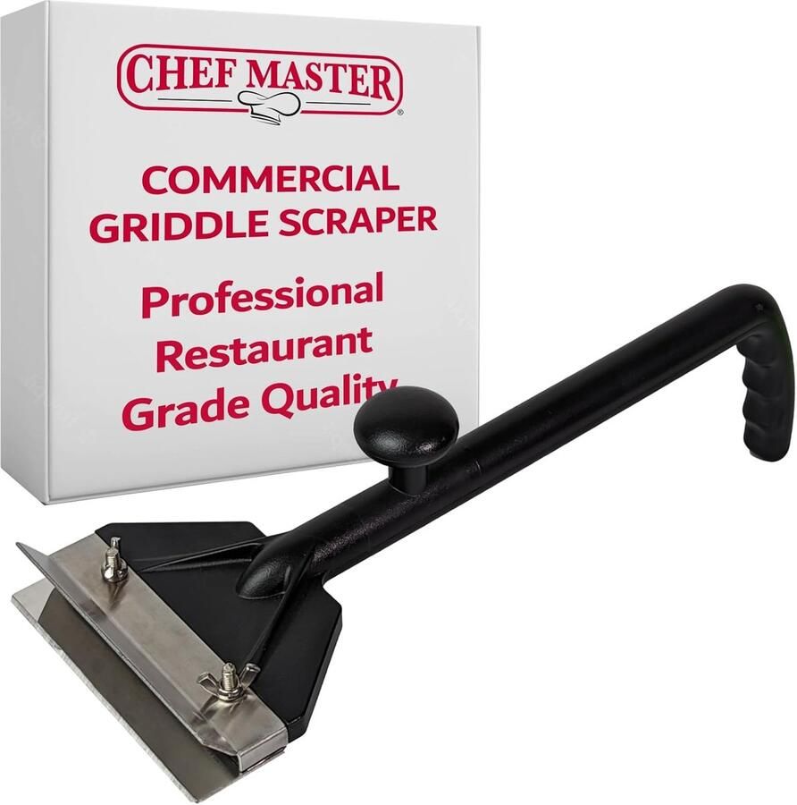 Grillschraper Platte Schraper Barbecue Schoonmaken Lange Handgreep 40 cm Lengte