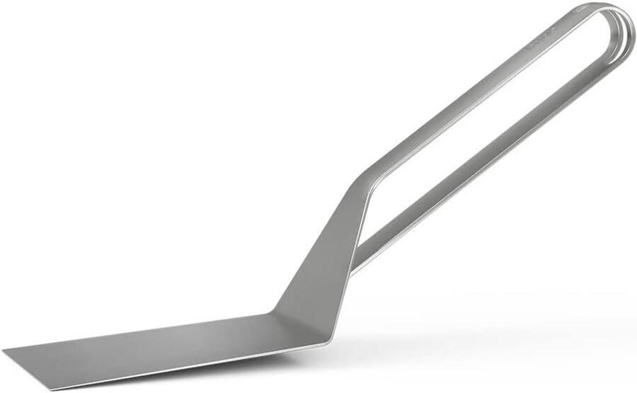 Grillspatel Roestvrij Staal Plancha Spatel Keukenhulp Barbecue Bereiding Reiniging Vaatwasmachinebestendig Ergonomisch