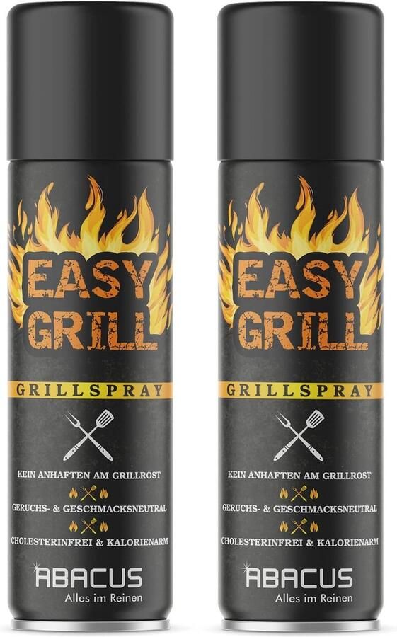 Grillspray 2 x 200 ml Anti-aanbakspray voor Grill en Barbecue