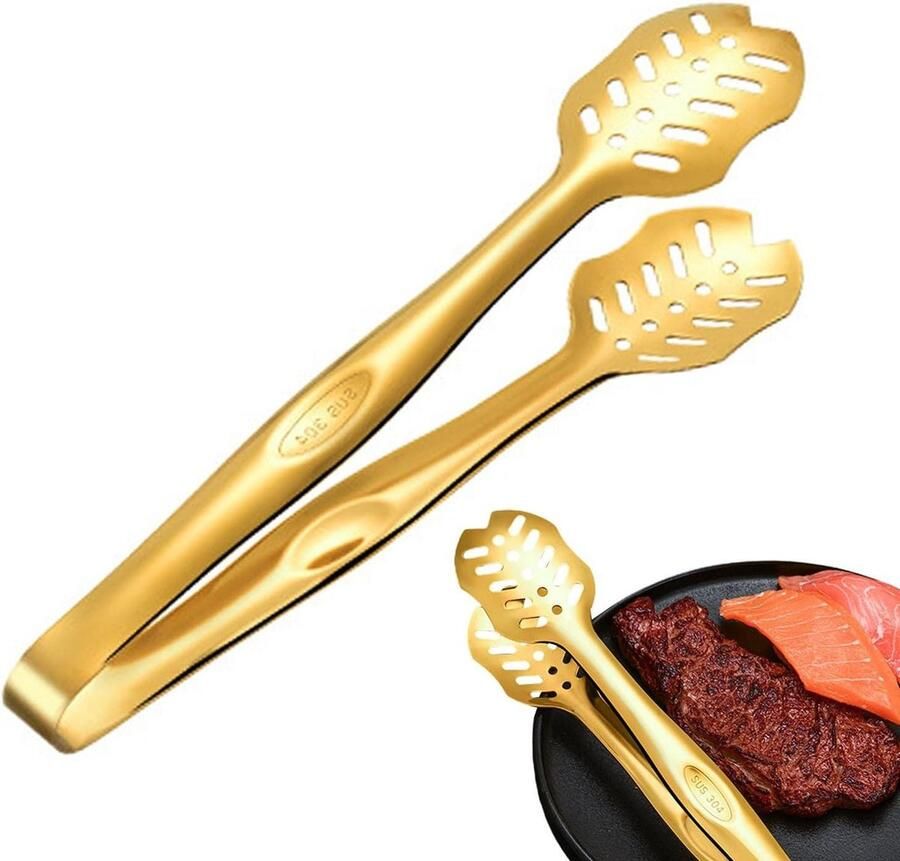 Grilltang Hittebestendige Roestvrij Staal Stevige Handvat Roestvrije Voedseltang Veelzijdig Bakgereedschap Koken Accessoires Grilltang Voor Augurk