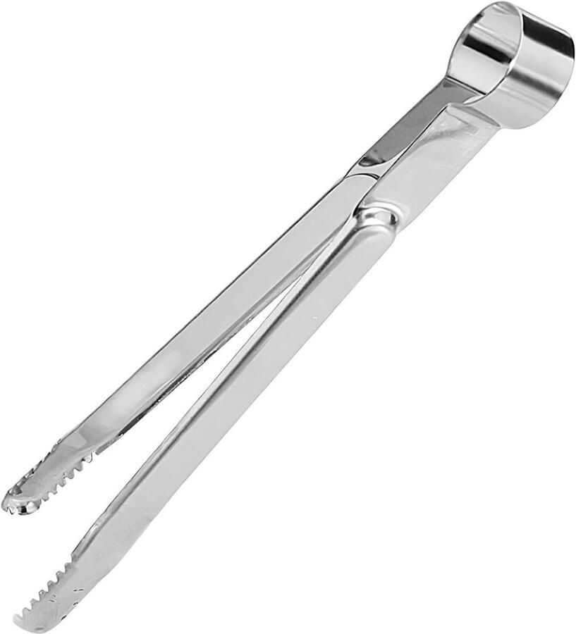 Grilltang Keukentang Voedseltang Serveertang Moeiteloos Grillen Roestvrij Staal 25 cm Zilverkleurig