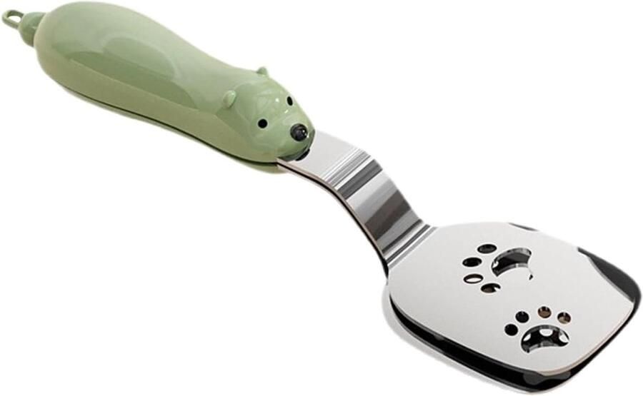 Grilltang Roestvrij Keuken Klem Eten Draaien Hittebestendig Ontwerp 24 cm Groen