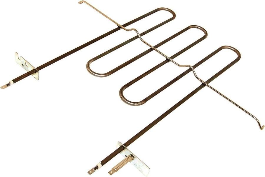 Grillverwarmingselement Bovenste grill element Oven Reparatie Origineel Onderdeel 1x1x1 cm Zilver