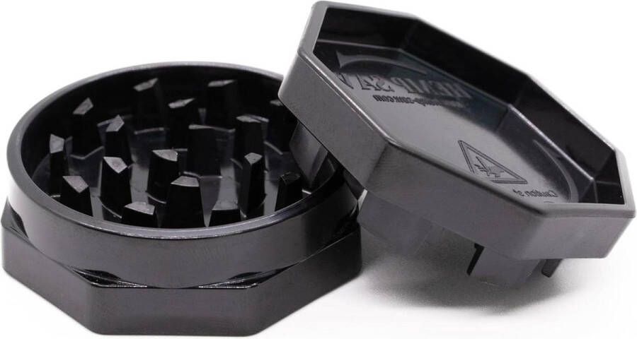 Grinder kruidenmolen vaatwasmachinebestendig nieuwe snijdetrie zwart