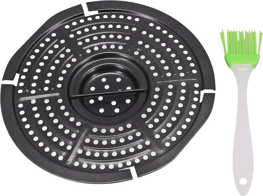 Groeivevormde Airfryer Grill Pan Vervangend voor Gelijkmatige Hitte ( Maten)