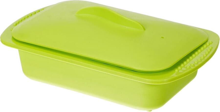 Groene Stoompan van Silicone voor Gezonde Maaltijden