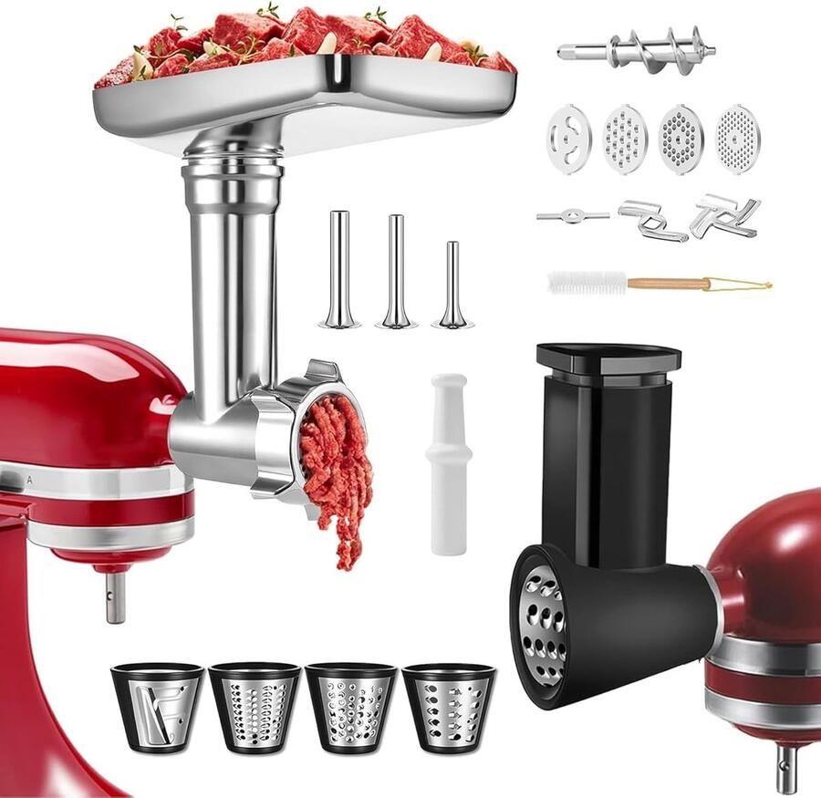 Groente- en vleesmaalaccessoire voor keukenmachines Snelle en efficiënte hakker voor ingrediënten