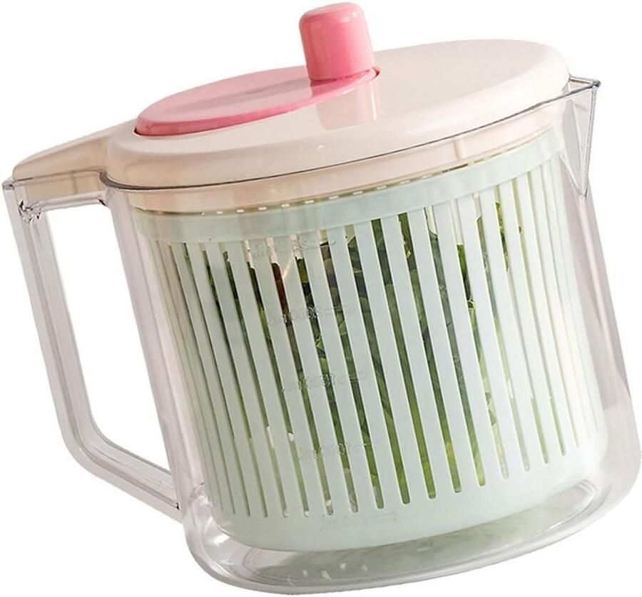 Groente Fruit Dehydrator Salade Spinner Kom Dagelijks Koken Afvoermand met Handvat 23.5 x 19.5 cm