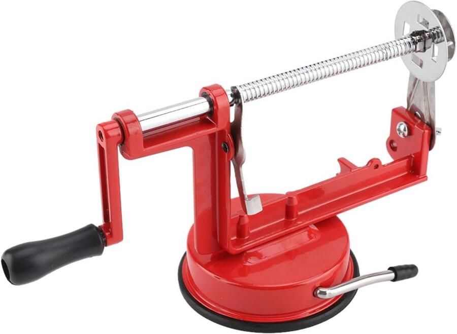 Groente Roestvrijstalen Spiraalgroentesnijder met Zuigbasis Aardappel en Groente Twister Snijder Spiralisator voor Courgetti Chips en Gezonde Groentepasta