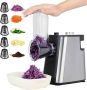 PolkaHome Groentesnijder Electrisch Groentensnijder Electrisch Groentesnijder Machine Elektrische Groentesnijder Foodprocessor Uiensnijder - Thumbnail 2