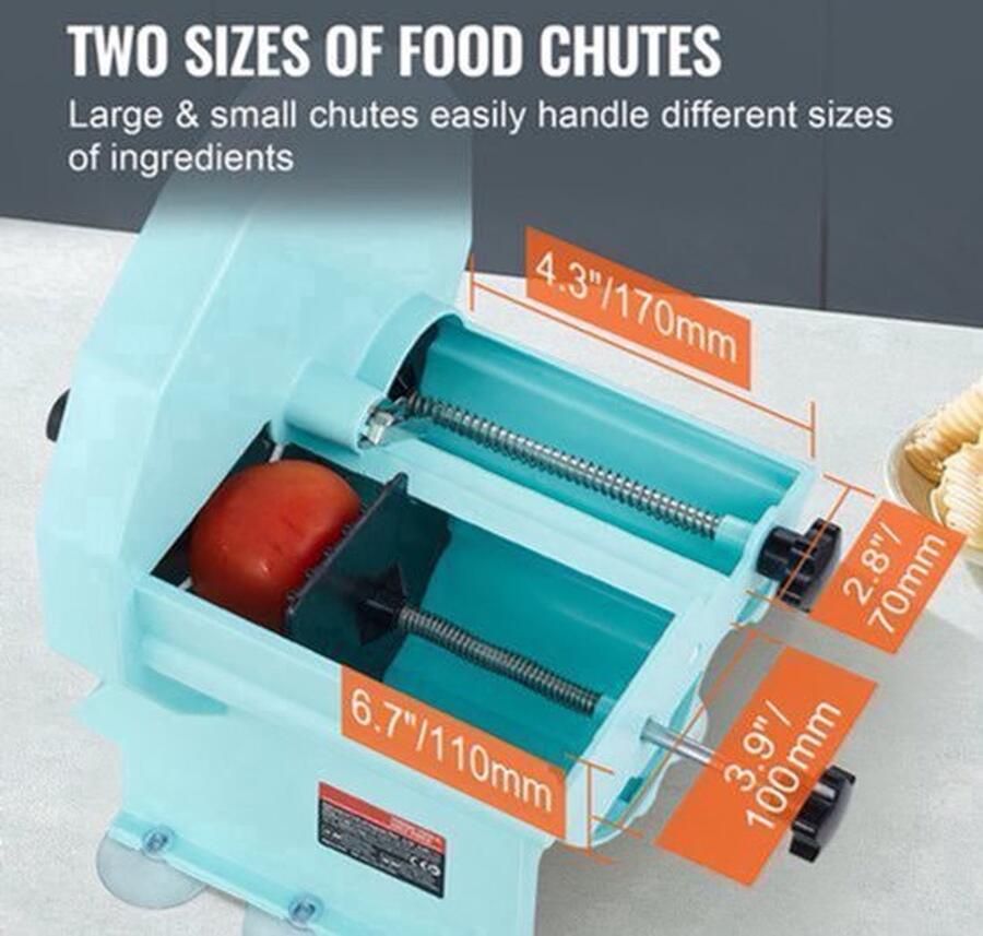 Groentesnijder Handmatig 0-12 mm Verstelbare Dikte RVS Lemmet Voor Komkommer En Tomaat Keuken Snijmachine
