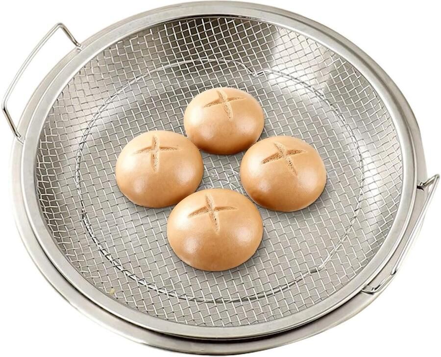 Groentestomer RVS Keukenstomer Stoommand Gezond Koken Uitbreidbaar Ontwerp 26 cm Zilverkleurig