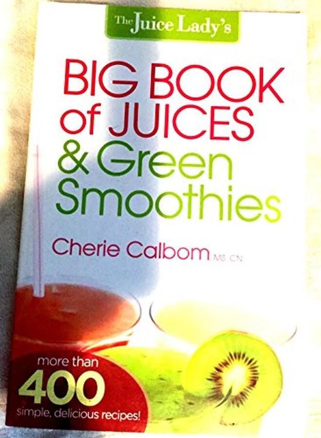 Groot Boek Vol Gezonde Sappen en Groene Smoothies