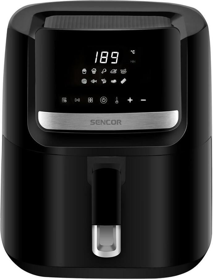 Grote Airfryer 6.5L met Digitale Touchbediening en Timer