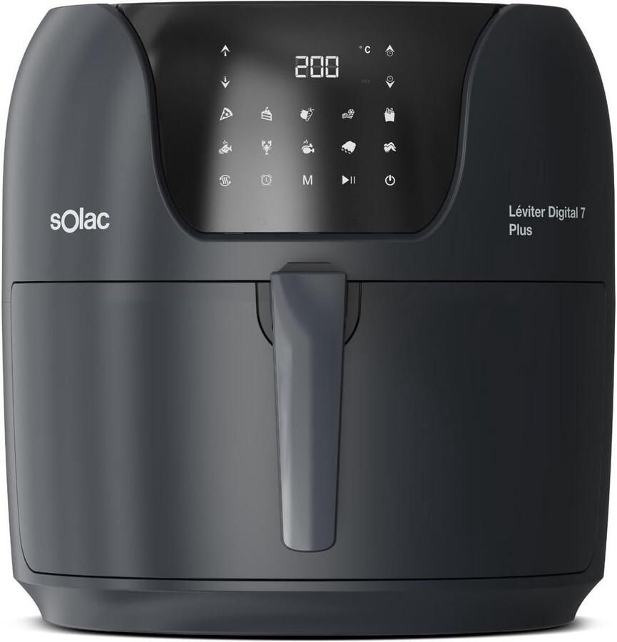 Grote Airfryer 7 4L 1800W Zwart Met Touch Display en Timer
