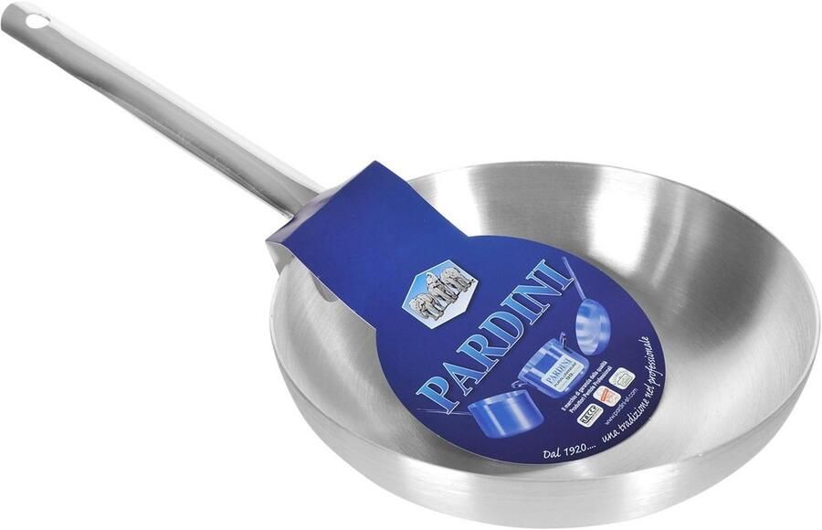 Grote Aluminium Koekenpan 30 cm met RVS Handvat