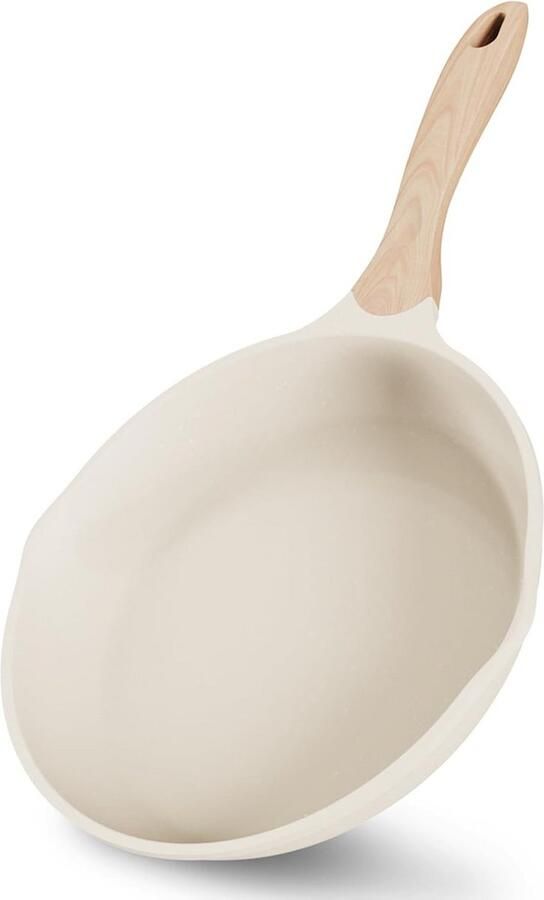 Grote Aluminium Koekenpan 32 cm met Antiaanbaklaag voor Alle Warmtebronnen