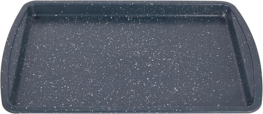 Grote Bakplaat 38cm Blauw Marmer Anti-aanbak Ovenbestendig