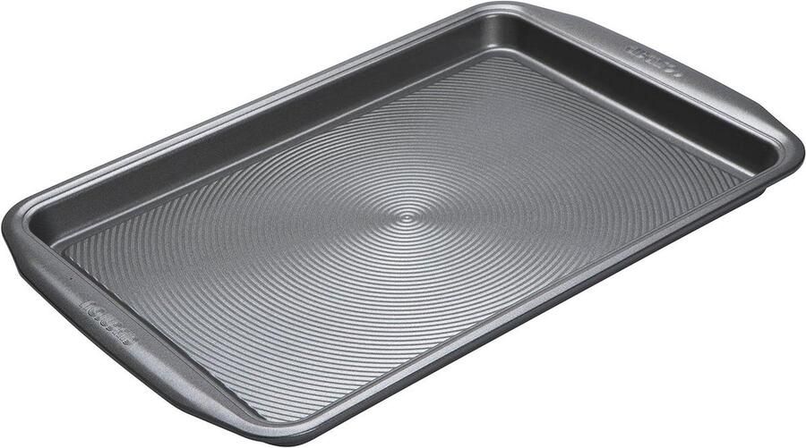 Grote bakplaat Bakvorm Bakken en braden Antiaanbaklaag 44 x 29 cm Grijs