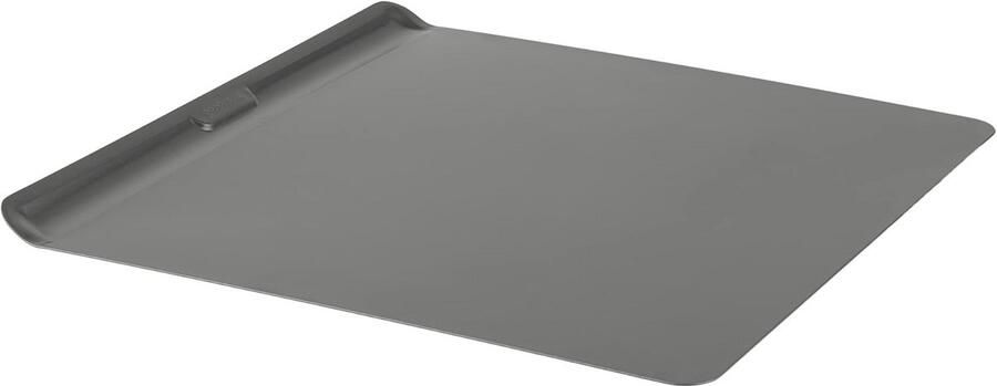Grote Bakplaat met Antiaanbaklaag Koolstofstaal Ovenplaat 41x36 cm voor Koekjes en Gebak