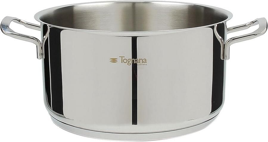 Grote Braadpan 28 cm met Twee Handvatten Roestvrij Staal