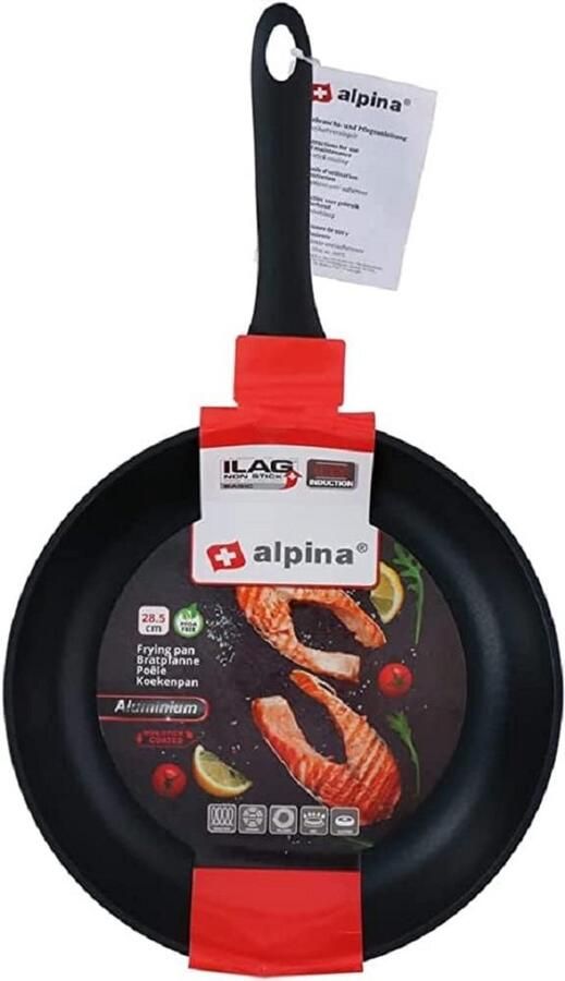 Grote Braadpan met Antiaanbaklaag 28 cm Geschikt voor alle Warmtebronnen Inclusief Inductie