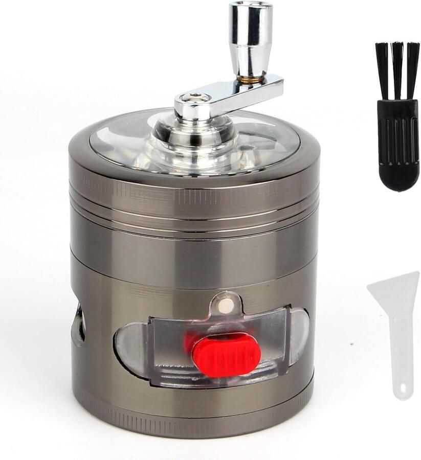 Grote crusher 63 mm grinders 40 maaltanden kruidenmolen metalen grinder 4-delige set voor specerijen pollen