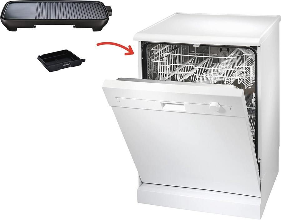 Grote Elektrische Grill met Antiaanbaklaag voor Steaks Groenten en Vis 2000W Snelle Verwarming