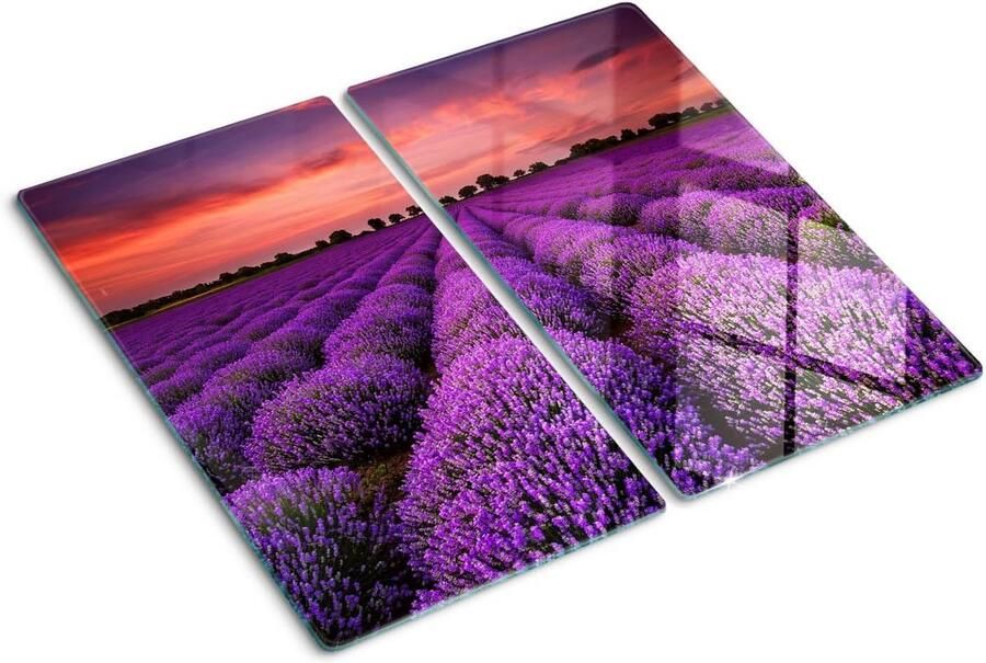 Grote Glasplaat 30x52 cm voor Fornuis Snijplank of Achterwand Hittebestendig Glas