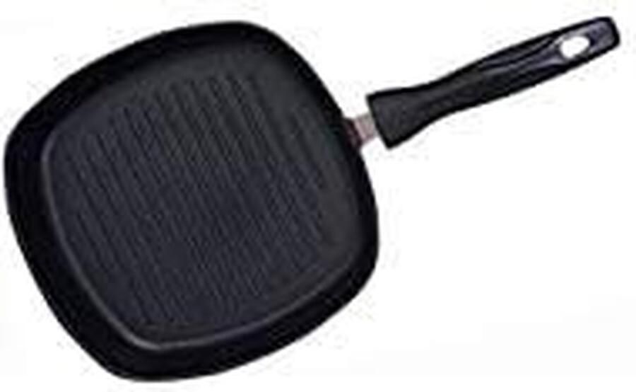 Grote Grill Pan Vierkante Koekenpan Lekker Grillen Vaatwasserbestendig 5 Kwarts Zwart