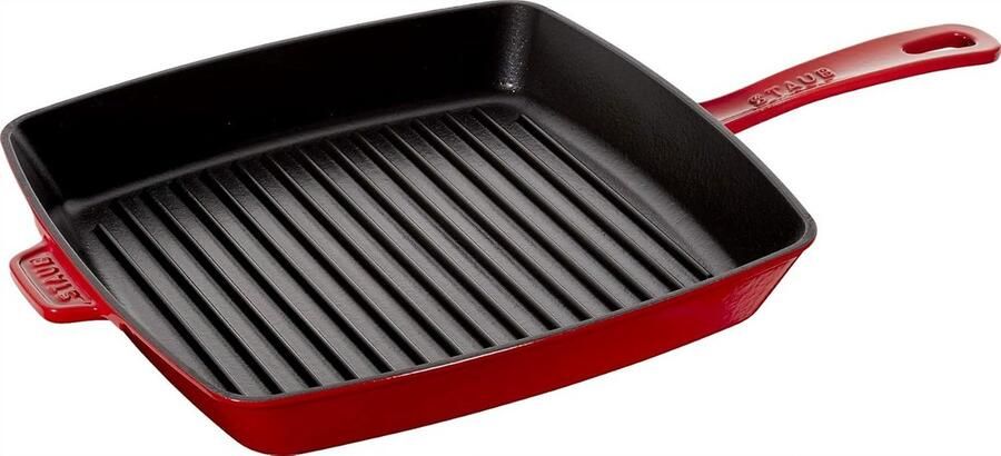 Grote Grillpan 30 cm Kirschrood Geschikt voor Inductie