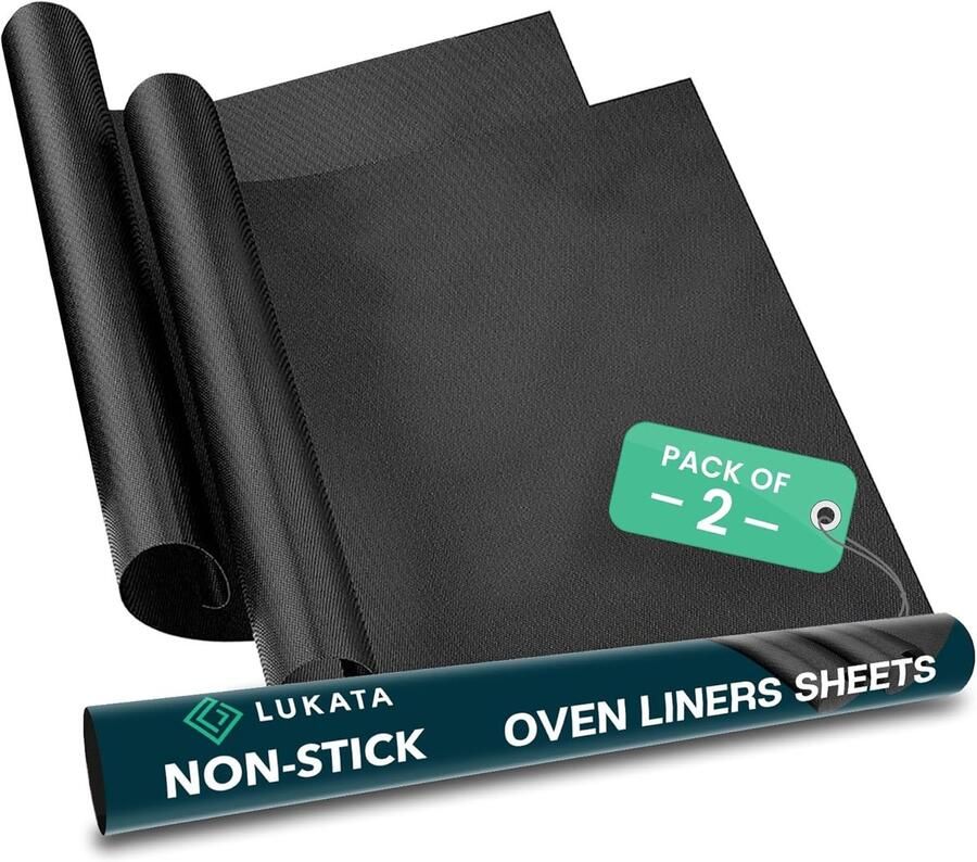 Grote Heavy Duty Oven Liner (2 Pack) Teflon Liners voor de bodem van het gas elektrische en ventilator ondersteunde ShopVlot