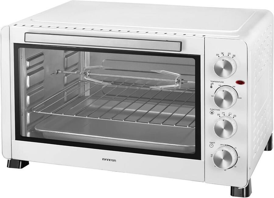 Grote Inbouw Oven met Grill en Heteluchtfunctie 60 Liter Capaciteit