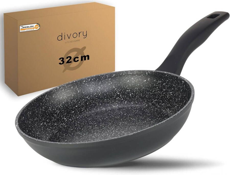 Grote Inductie Koekenpan 32cm met Antiaanbaklaag Veilig en Vaatwasmachinebestendig