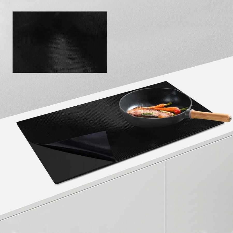 Grote inductiekookplaat beschermmat 54 x 90 cm Hittebestendige siliconen pad voor keuken