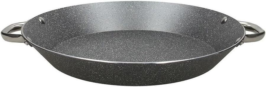 Grote Koekenpan Koopman Pan Grote Maaltijden Krasbestendige Anti-aanbaklaag 34 cm Zwart