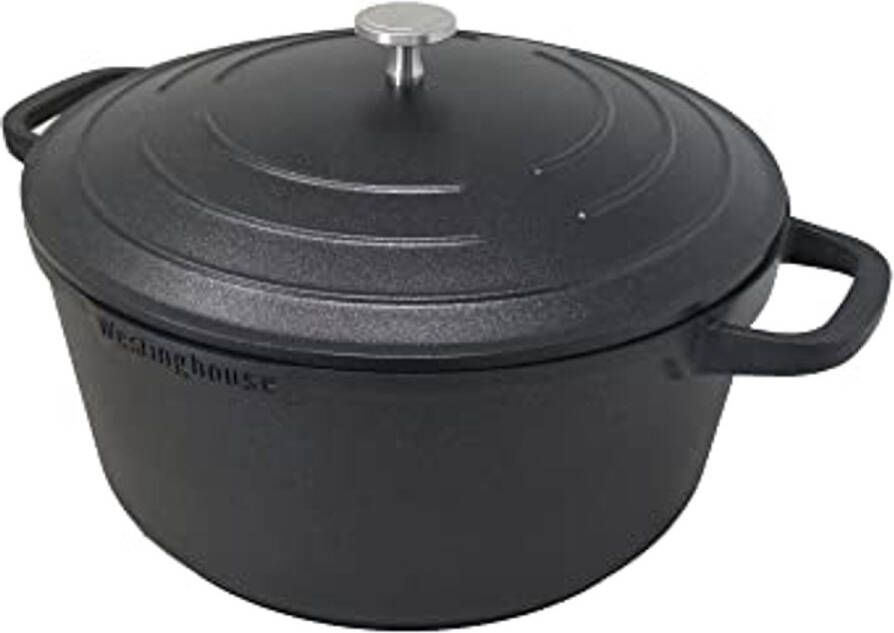 Grote Kookpan 28 cm voor Inductie en Alle Warmtebronnen Ovenvast Vaatwasmachinebestendig en Gecoat