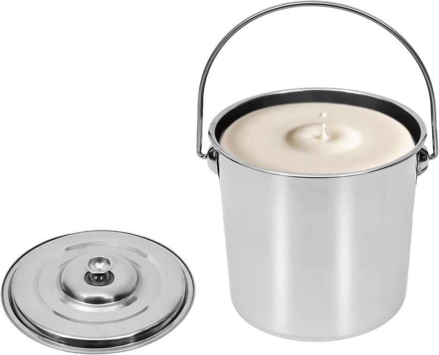 Grote Kookpan Soeppan Stoofpan Grote Hoeveelheden Koken Verdikt Handvat 12 Liter Zilver