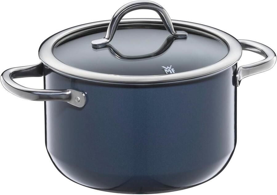 Grote kookpan Vleespan ketel Langzaam koken High-tech keramiek materiaal 20 cm 37 liter Donkerblauw