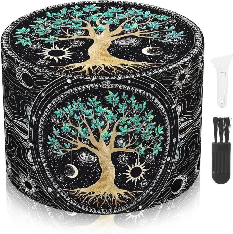 Grote Kruidenmolen 63 mm 4-laags Grinder voor Specerijen en Pollen met Schraper en Borstel