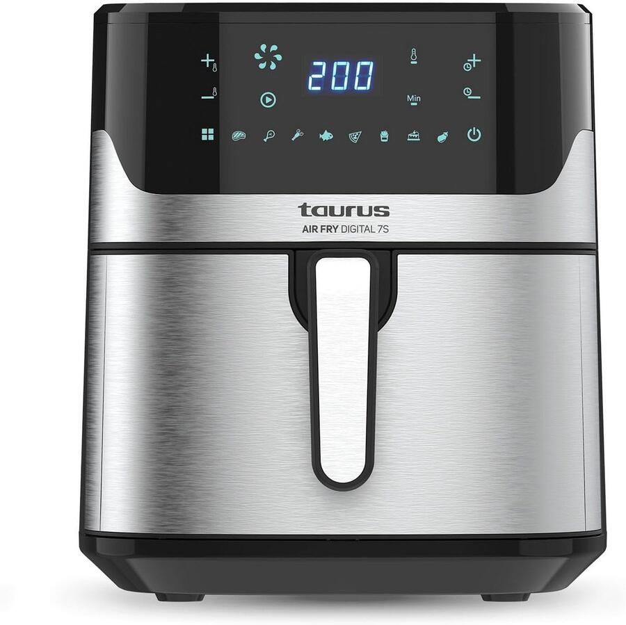 Grote Luchtfriteuse 6.5L met RVS behuizing 1500W Gezond Frituren