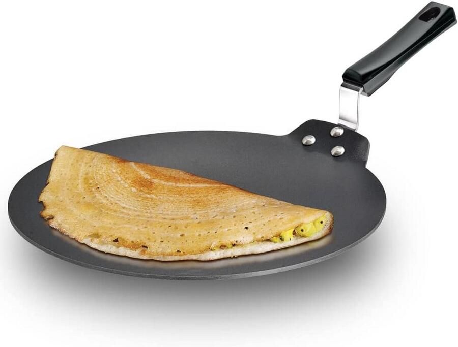 Grote Nonstick Dosa Tava (30.5 cm) voor Pannenkoeken en Indiase Snacks