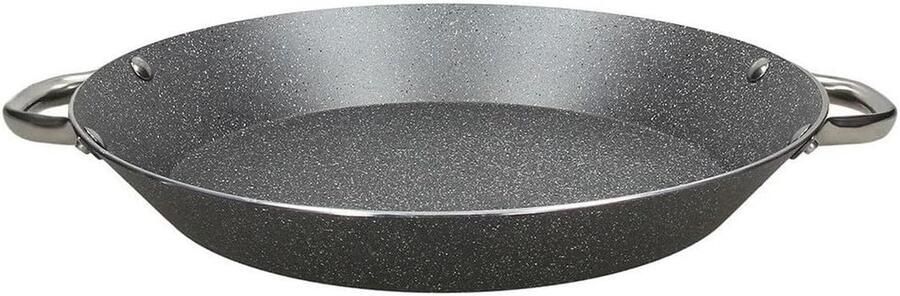 Grote Pan Kookpan Braadpan Grote Maaltijden Maken Anti-aanbak Laag 34 cm Zwart