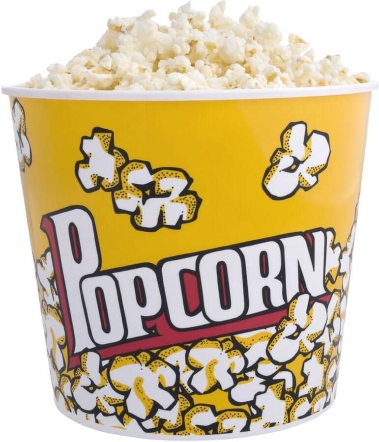 Grote Popcorn Kom met Bioscoop Ontwerp 2.8 Liter