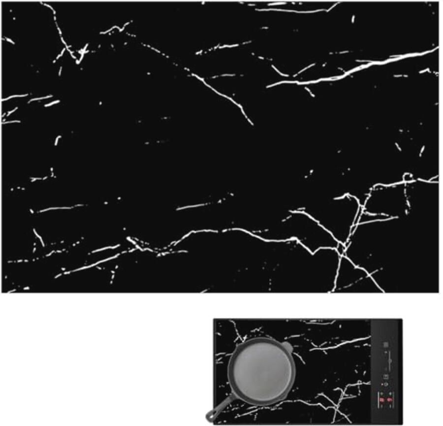 Grote rechthoekige siliconen inductiekookplaat beschermmat 52 x 78 cm Hittebestendig en multifunctioneel